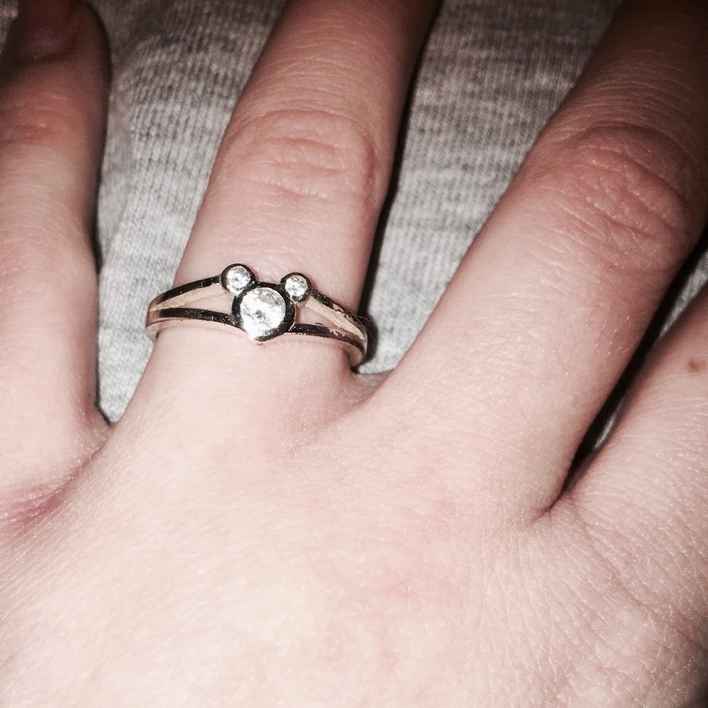 Sterling Silver Mickey Mouse Ring
